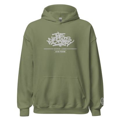 The Needles Factory White Embroidered Hoodie