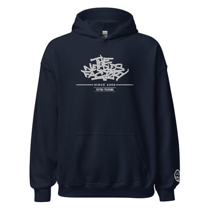 The Needles Factory White Embroidered Hoodie