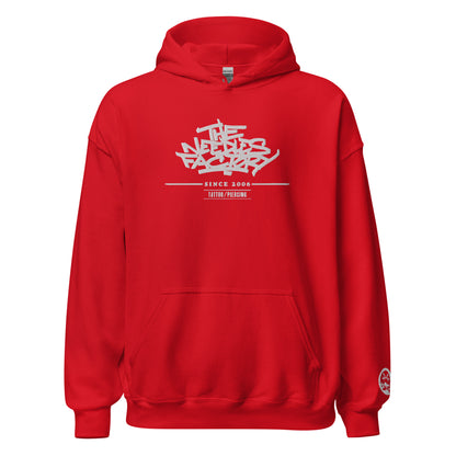 The Needles Factory White Embroidered Hoodie