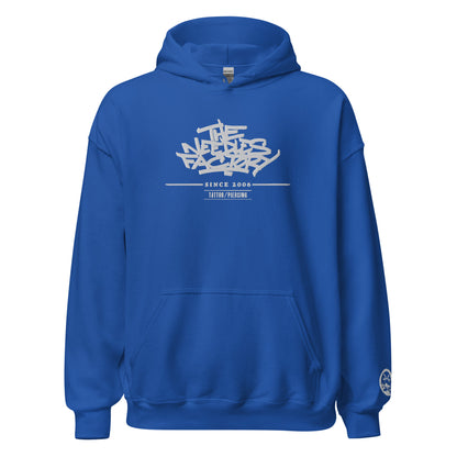 The Needles Factory White Embroidered Hoodie