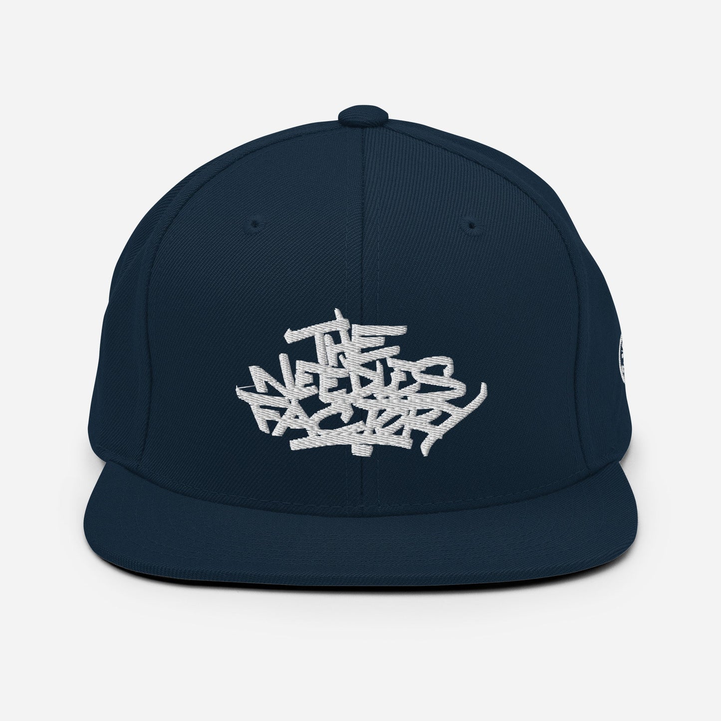Casquette Snapback Brodé blanc Lettring The Needles Factory Free Shipping - The Needles Factory