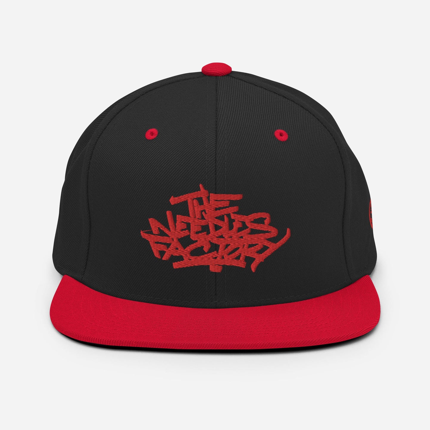 Casquette Snapback Brodé rouge Lettring The Needles Factory Free Shipping - The Needles Factory