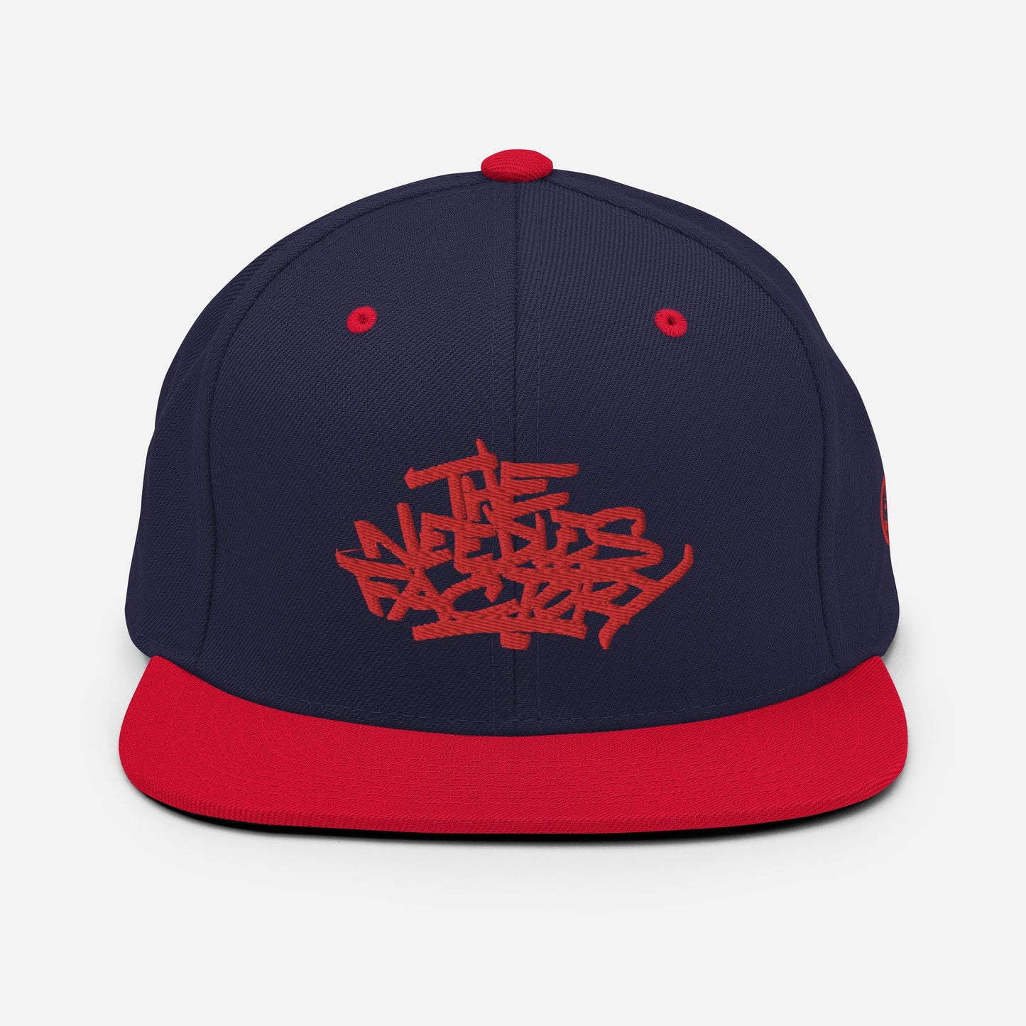 Casquette Snapback Brodé rouge Lettring The Needles Factory Free Shipping - The Needles Factory