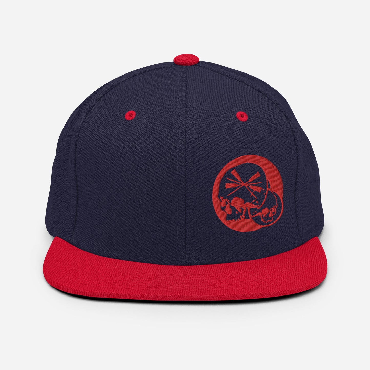 Casquette Snapback Brodé rouge The Needles Factory Free Shipping - The Needles Factory