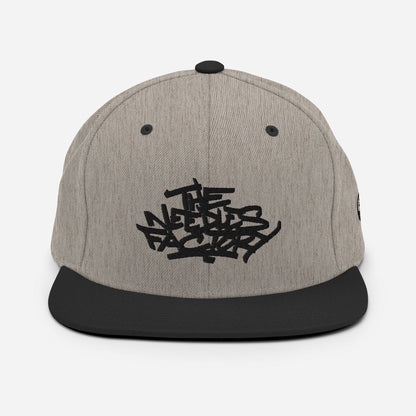Casquette Snapback Broderie noire The Needles Factory - The Needles Factory