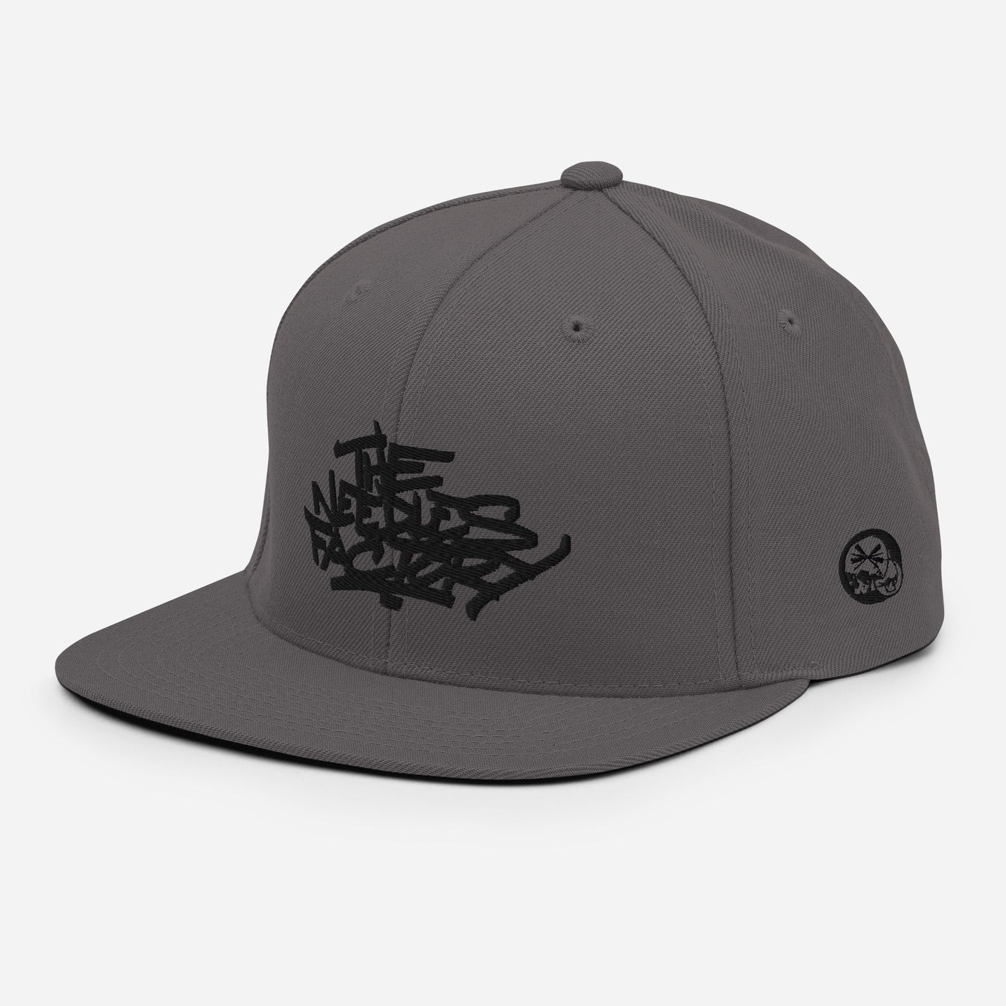 Casquette Snapback Broderie noire The Needles Factory - The Needles Factory