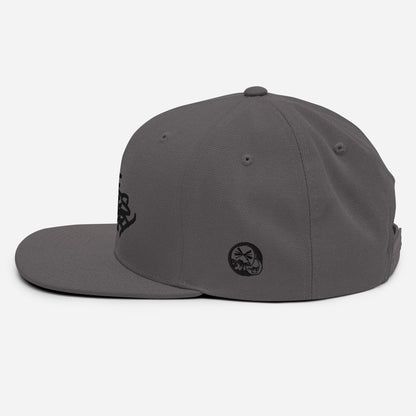 Casquette Snapback Broderie noire The Needles Factory - The Needles Factory