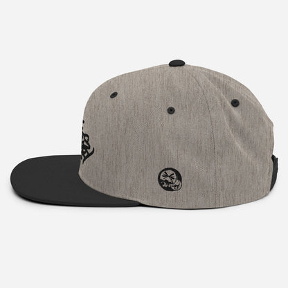 Casquette Snapback Broderie noire The Needles Factory - The Needles Factory