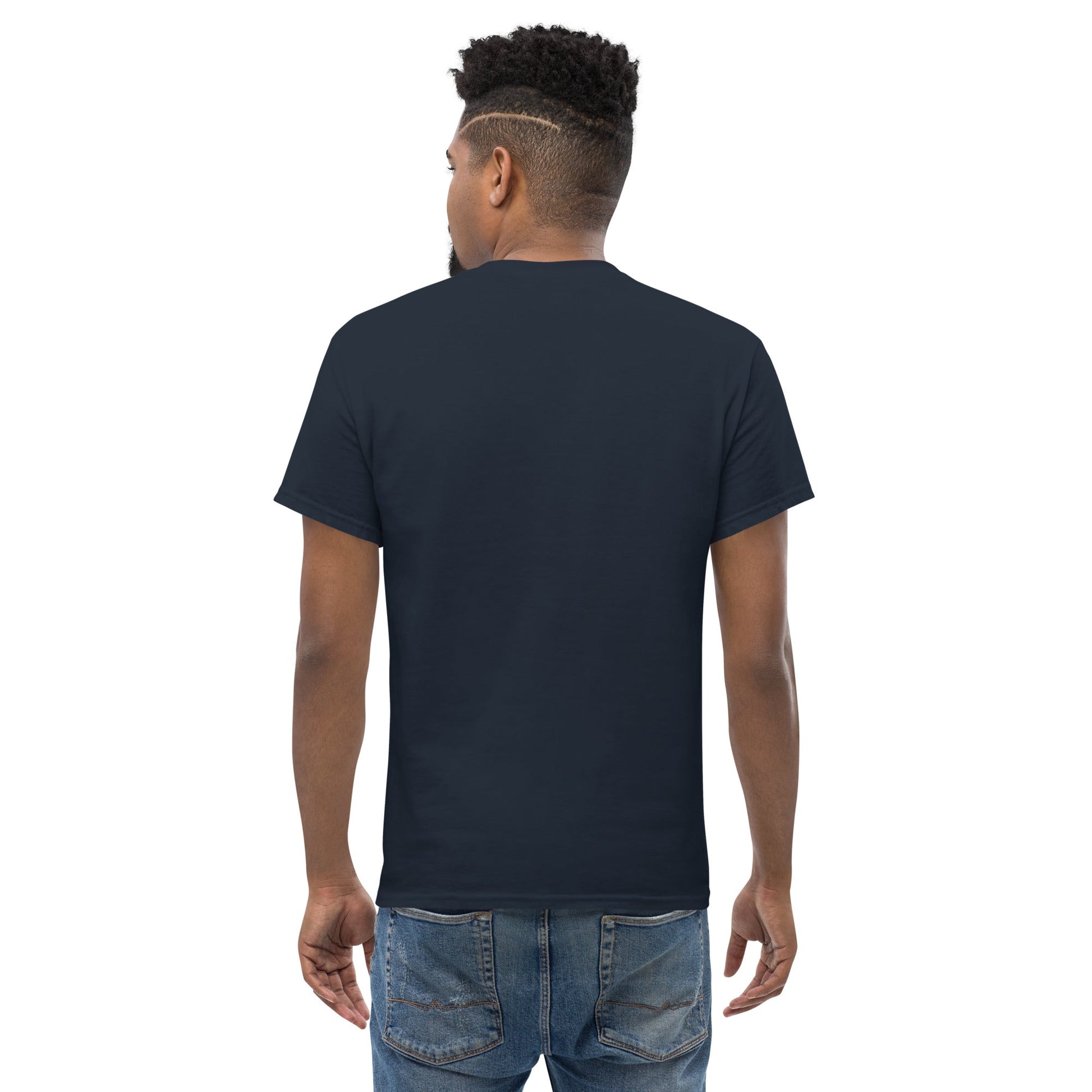 T-shirt classique homme "Démons" gravure blanche Free Shipping - The Needles Factory